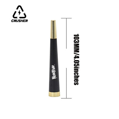 Metal Cone Herb Pipe with Activated Carbon Filter by HitMyNeed