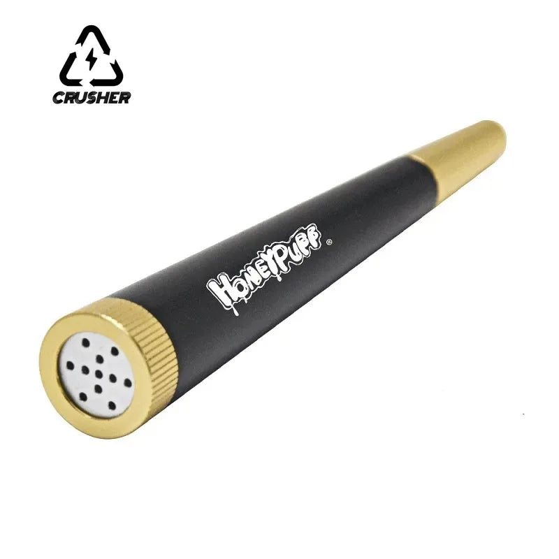 Metal Cone Herb Pipe with Activated Carbon Filter by HitMyNeed
