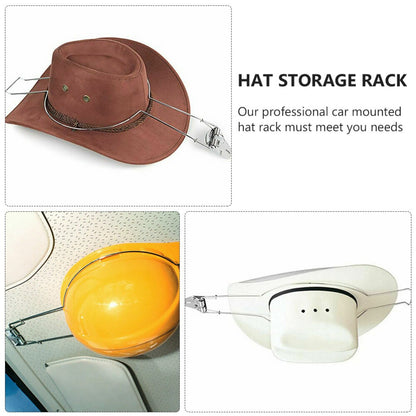 Metal Cowboy Hat Holder for Truck Ceiling by HitMyNeed