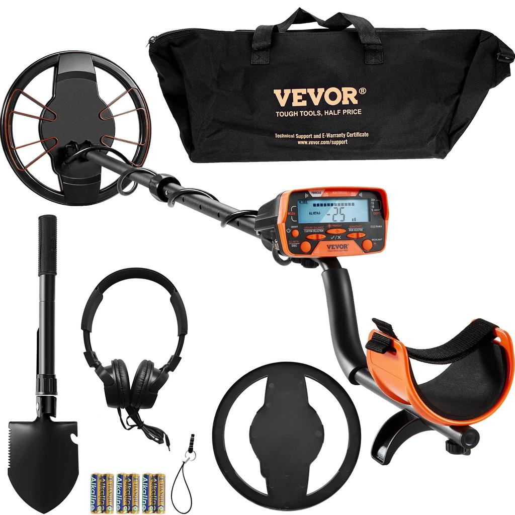 Metal Detector for Adults & Kids with LCD & 10" Coil by HitMyNeed