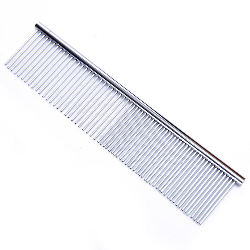 Metal Dog Comb for Tangles, Mats & Shedding 19cm-x-5cm by HitMyNeed