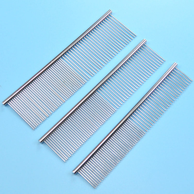 Metal Dog Comb for Tangles, Mats & Shedding by HitMyNeed