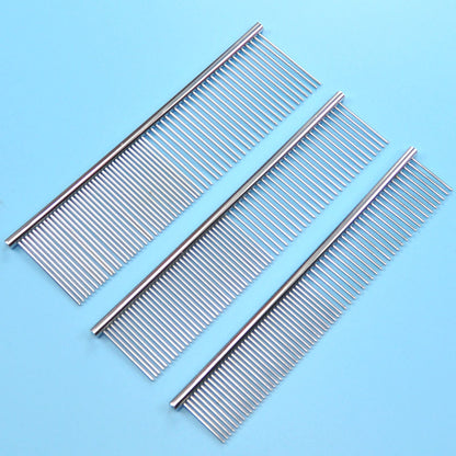 Metal Dog Comb for Tangles, Mats & Shedding by HitMyNeed