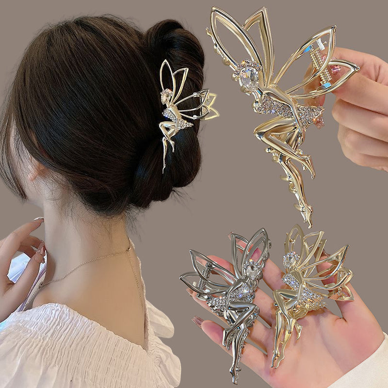 Metal Fairy Hair Clip with Rhinestones by HitMyNeed