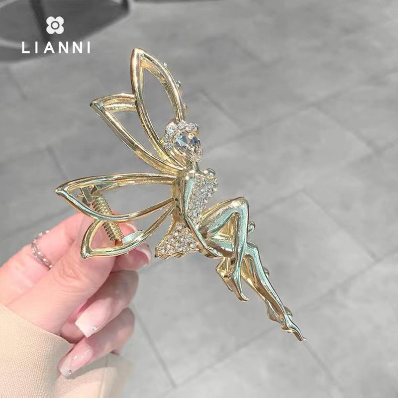 Metal Fairy Hair Clip with Rhinestones by HitMyNeed