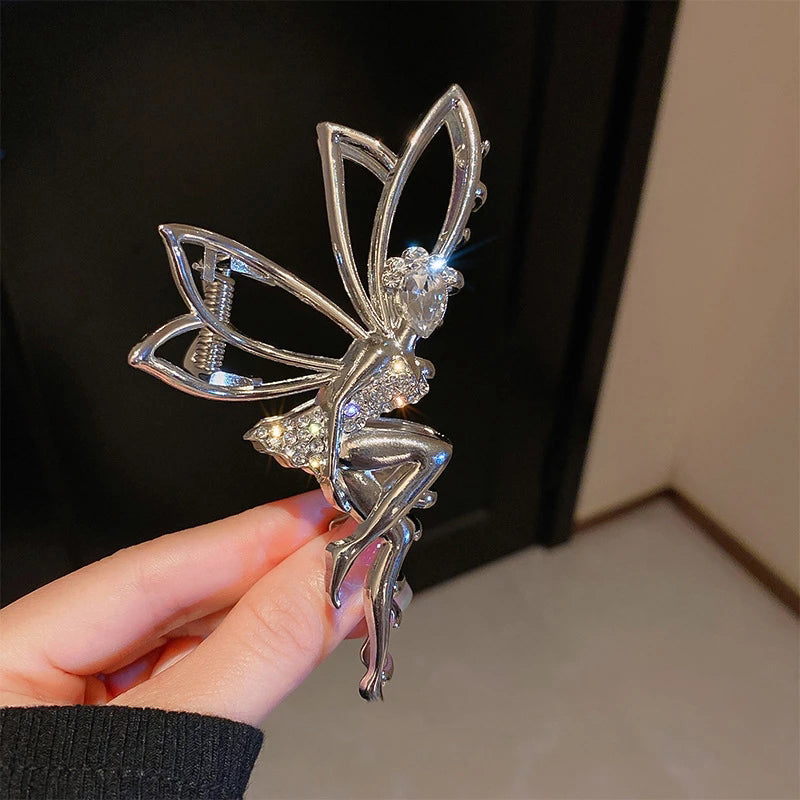 Metal Fairy Hair Clip with Rhinestones by HitMyNeed
