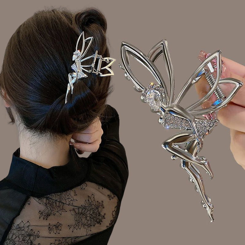Metal Fairy Hair Clip with Rhinestones by HitMyNeed