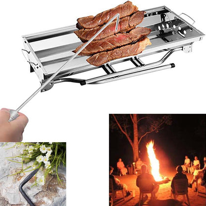 Metal Fire Pit Poker Stick for Safe Fire Handling by HitMyNeed