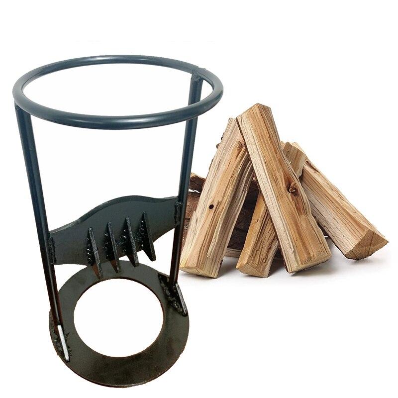 Metal Firewood Splitter Tool for Safer Wood Chopping by HitMyNeed