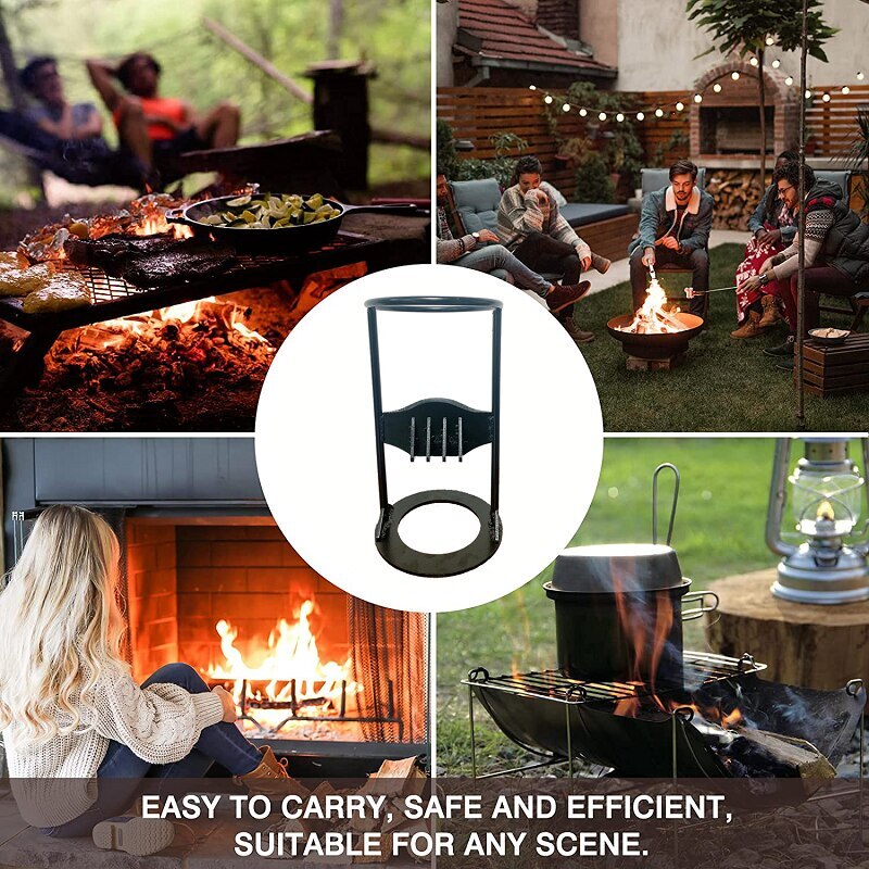 Metal Firewood Splitter Tool for Safer Wood Chopping by HitMyNeed