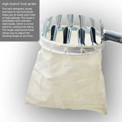 Metal Fruit Picker Basket Head Attachment by HitMyNeed