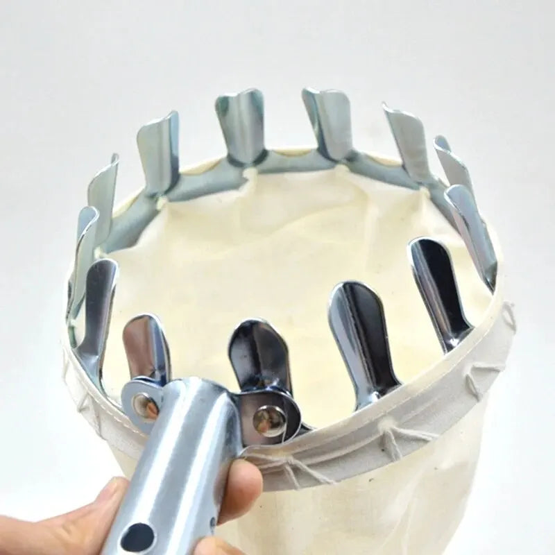 Metal Fruit Picker Basket Head Attachment by HitMyNeed