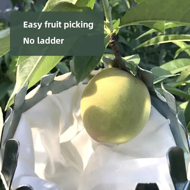 Metal Fruit Picker Basket Head Attachment by HitMyNeed