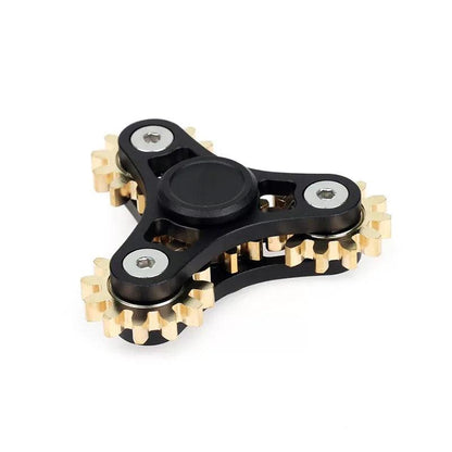 Metal Gear Chain Fidget Spinner EDC Fingertip Gyro b by HitMyNeed