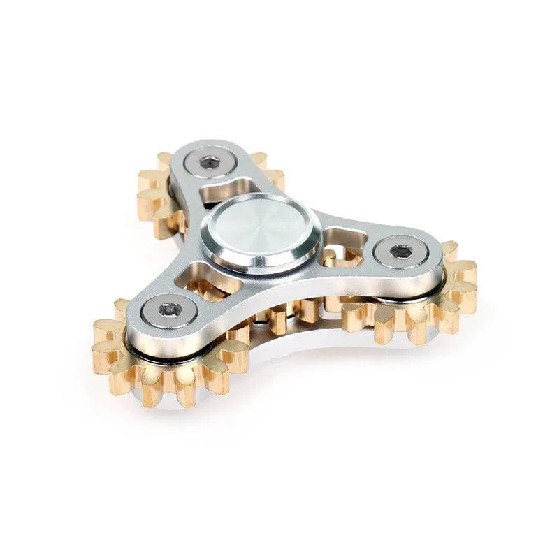 Metal Gear Chain Fidget Spinner EDC Fingertip Gyro c by HitMyNeed