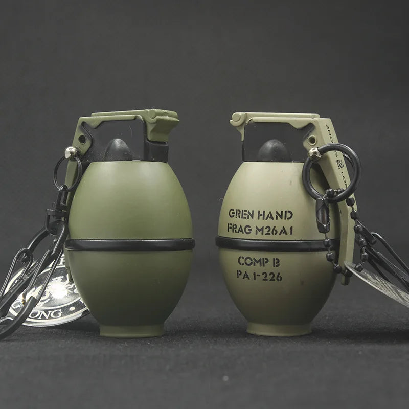 Metal Grenade-Style Windproof Refillable Lighter by HitMyNeed