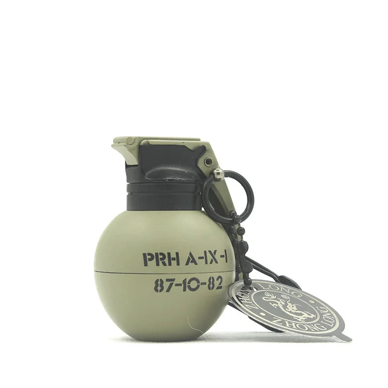 Metal Grenade-Style Windproof Refillable Lighter a by HitMyNeed