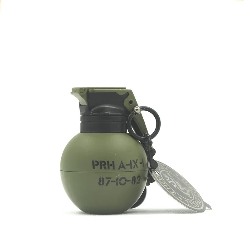 Metal Grenade-Style Windproof Refillable Lighter b by HitMyNeed