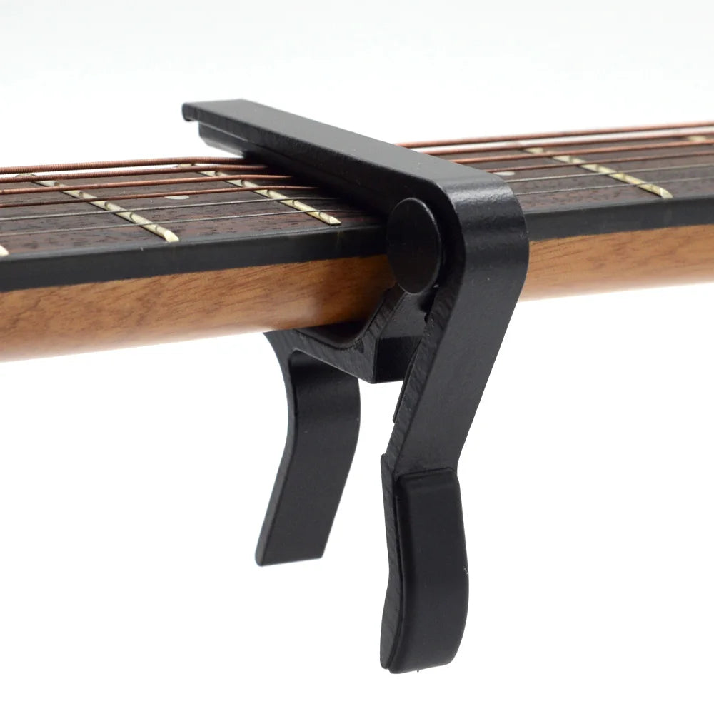 Metal Guitar Capo for Acoustic, Classical & Electric black by HitMyNeed