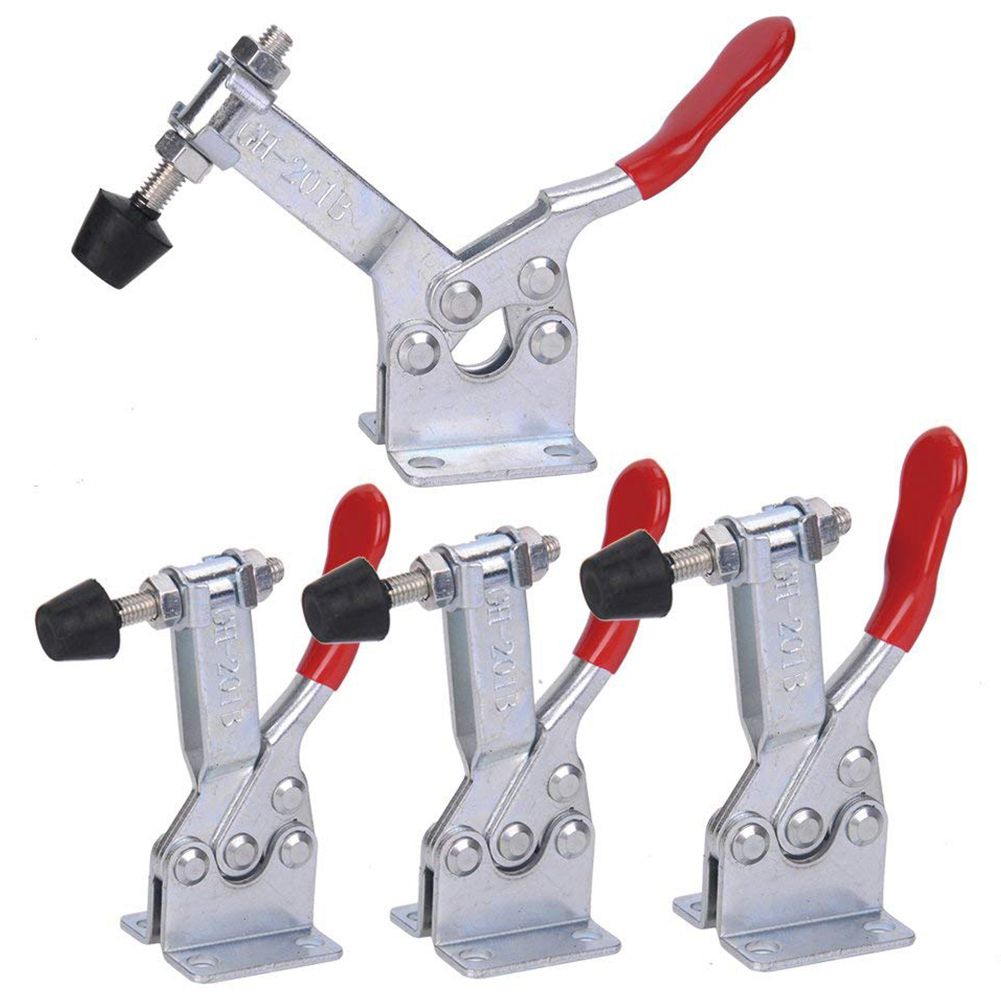 Metal Horizontal Toggle Clamps, Set of 4 by HitMyNeed