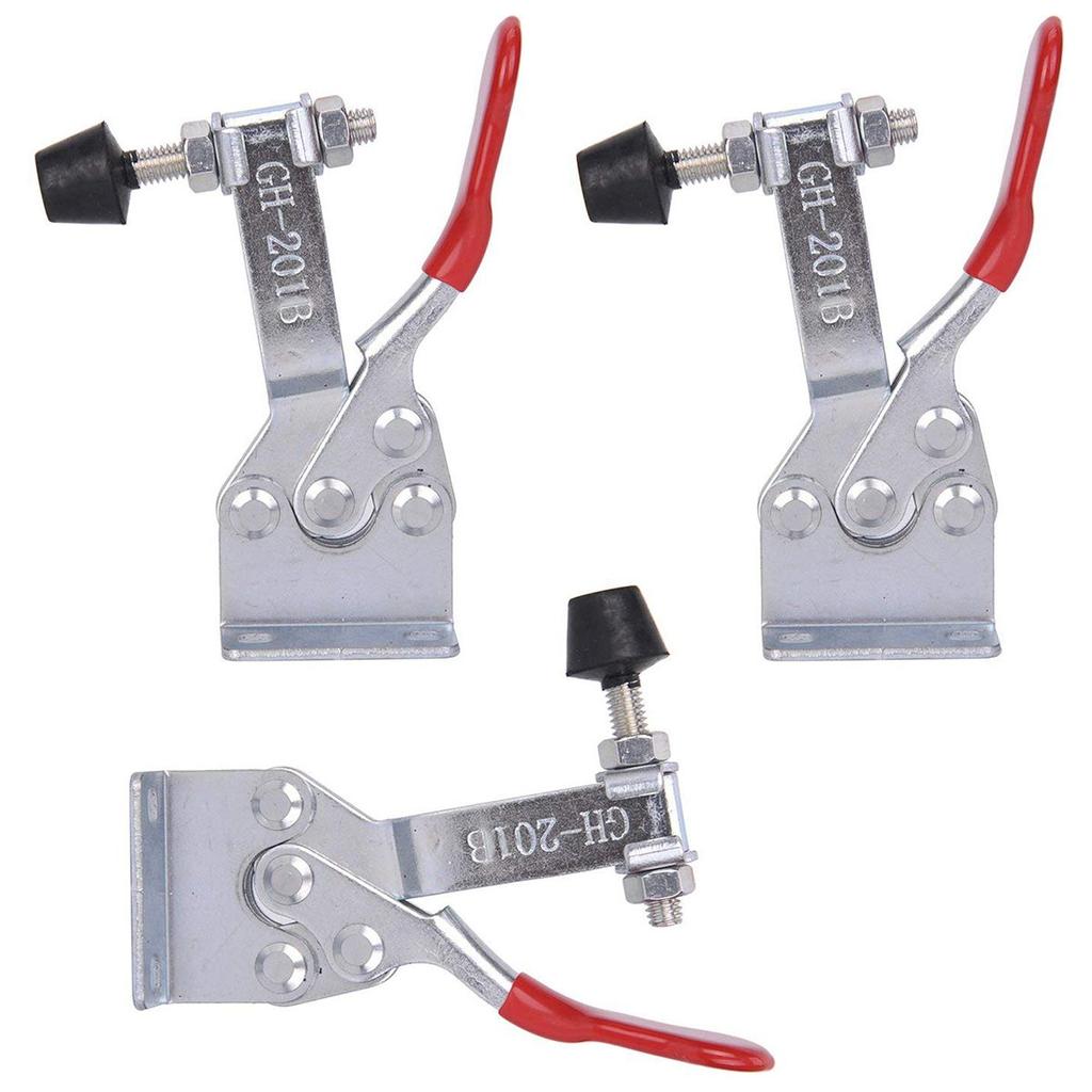 Metal Horizontal Toggle Clamps, Set of 4 by HitMyNeed