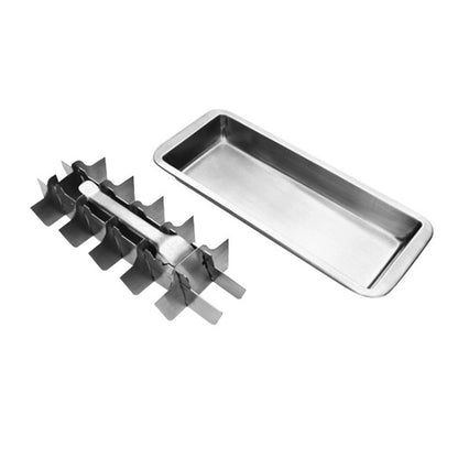 Metal Ice Cube Tray with Easy Release Lever by HitMyNeed