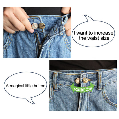 Metal Jeans Button Extenders 20 Pack by HitMyNeed