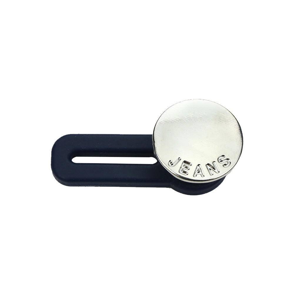 Metal Jeans Button Extenders 20 Pack silver-b by HitMyNeed