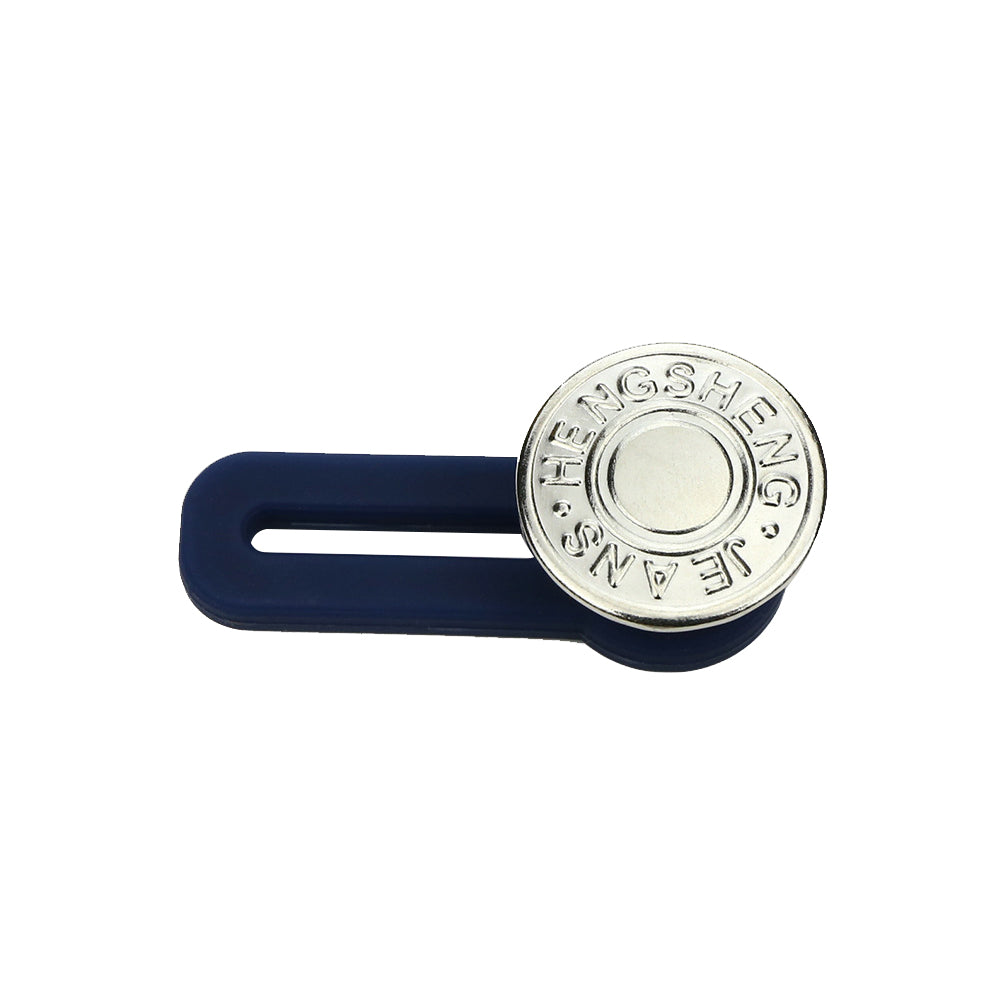 Metal Jeans Button Extenders 20 Pack silver-c by HitMyNeed