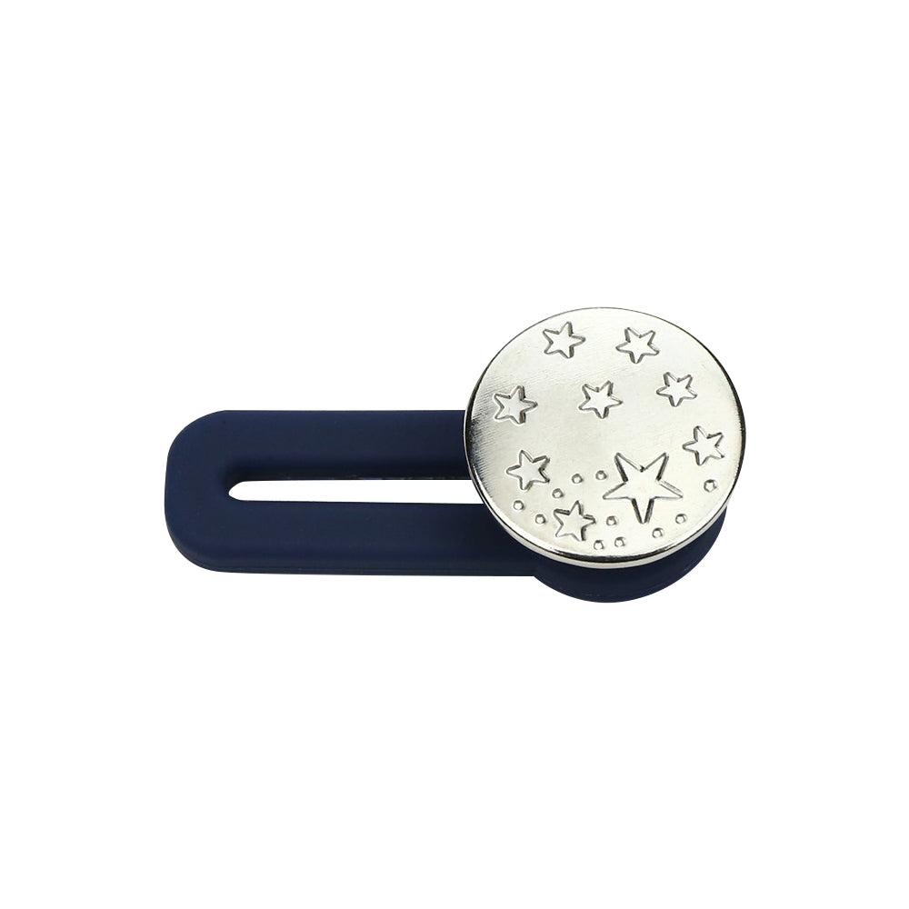 Metal Jeans Button Extenders 20 Pack silver-f by HitMyNeed