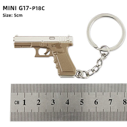 Metal Mini Gun Keychain for Bags, Cars & Keys 11.0 by HitMyNeed