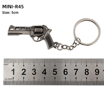 Metal Mini Gun Keychain for Bags, Cars & Keys 15.0 by HitMyNeed