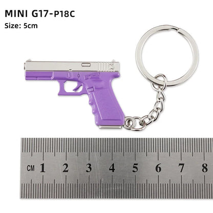 Metal Mini Gun Keychain for Bags, Cars & Keys 1.0 by HitMyNeed