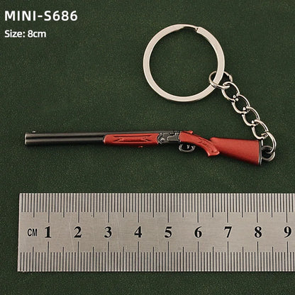 Metal Mini Gun Keychain for Bags, Cars & Keys 20.0 by HitMyNeed