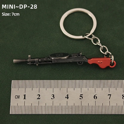 Metal Mini Gun Keychain for Bags, Cars & Keys 21.0 by HitMyNeed