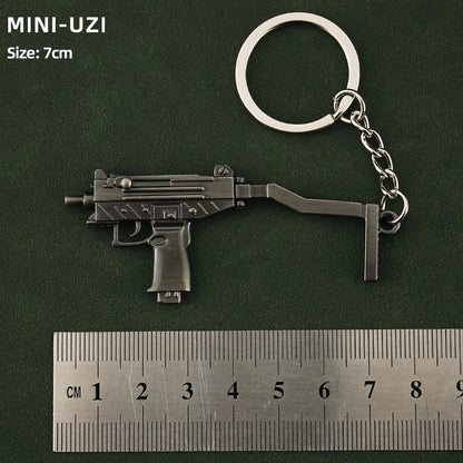 Metal Mini Gun Keychain for Bags, Cars & Keys 24.0 by HitMyNeed