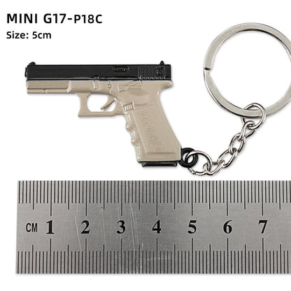 Metal Mini Gun Keychain for Bags, Cars & Keys 4.0 by HitMyNeed