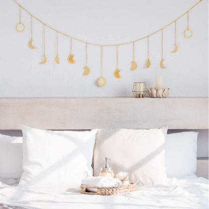 Metal Moon Phase Hanging Wall Decor Ornament by HitMyNeed