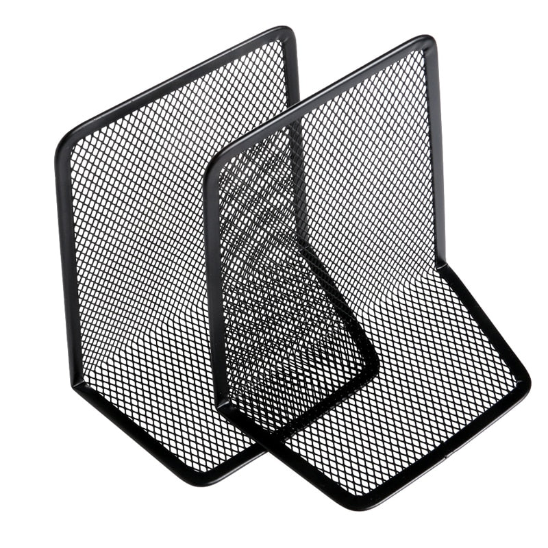 Metal Non-Skid Bookends Organizer Set by HitMyNeed