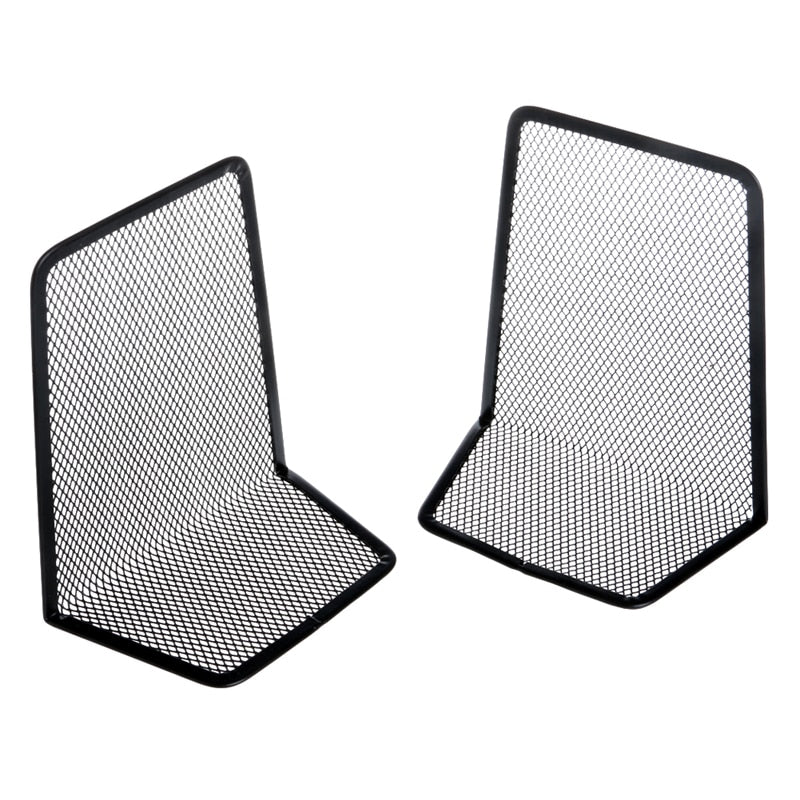 Metal Non-Skid Bookends Organizer Set by HitMyNeed