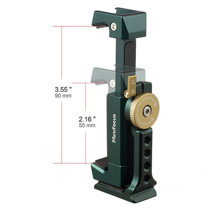 Metal Phone Tripod Mount with Cold Shoe & Arca Base by HitMyNeed