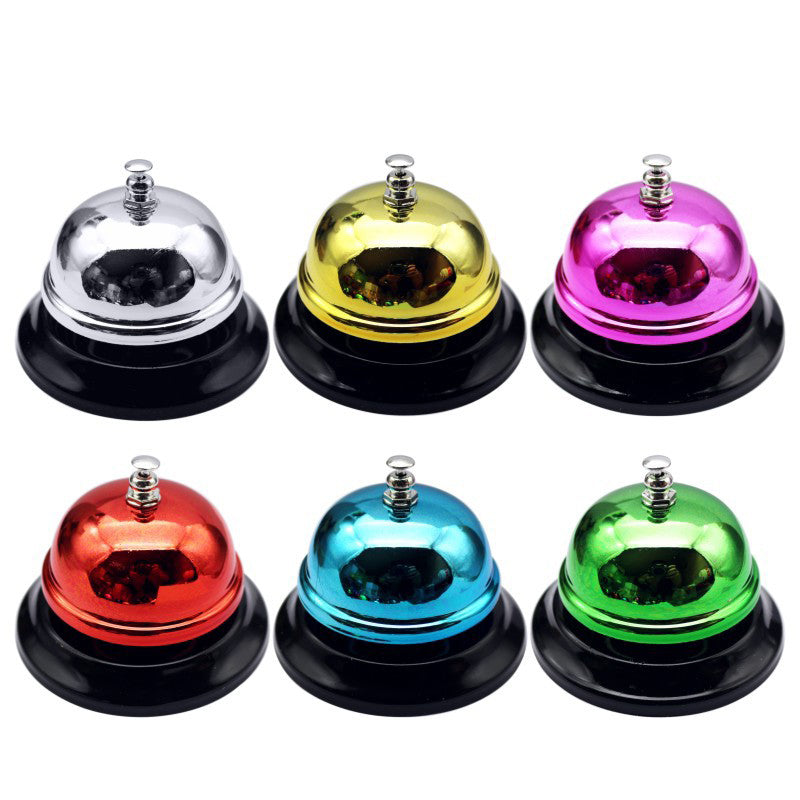 Metal Reception Desk Bell with Clear Ring by HitMyNeed