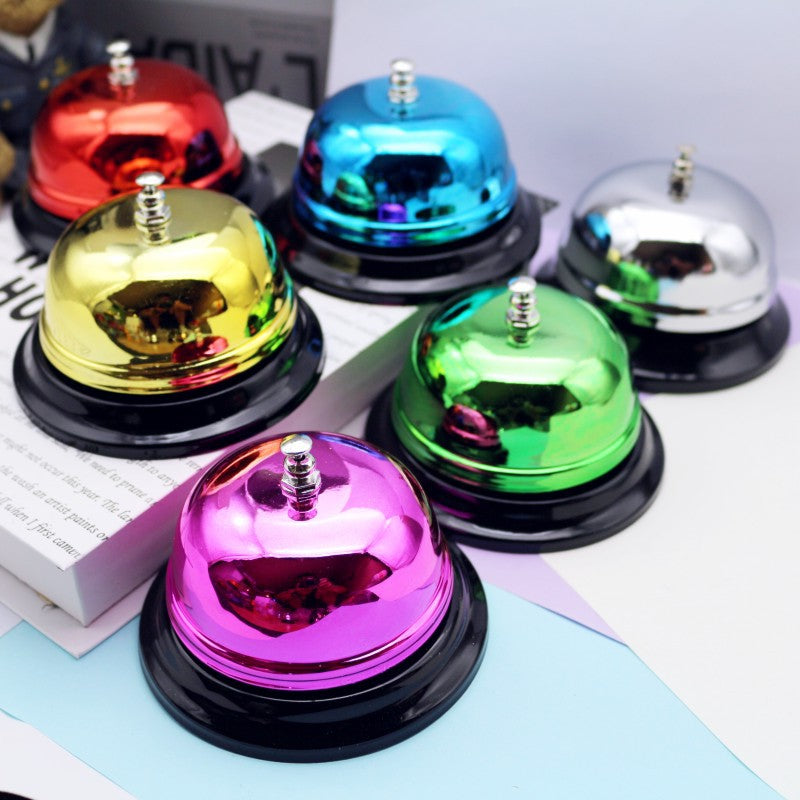 Metal Reception Desk Bell with Clear Ring by HitMyNeed