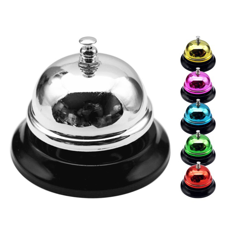 Metal Reception Desk Bell with Clear Ring by HitMyNeed
