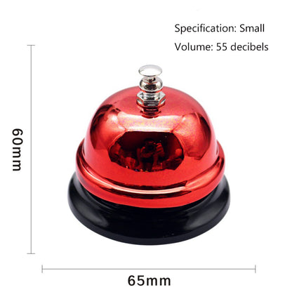 Metal Reception Desk Bell with Clear Ring by HitMyNeed