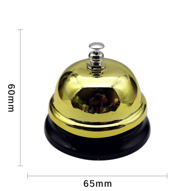 Metal Reception Desk Bell with Clear Ring b by HitMyNeed