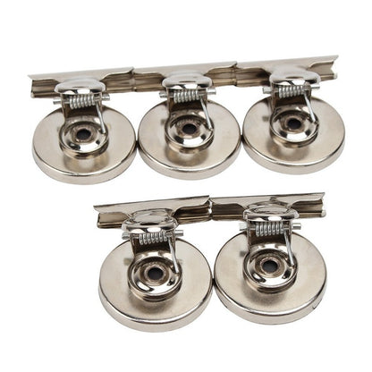 Metal Refrigerator Magnet Clips Set (5 Pack) by HitMyNeed