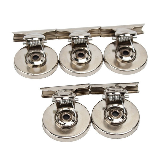Metal Refrigerator Magnet Clips Set (5 Pack) by HitMyNeed