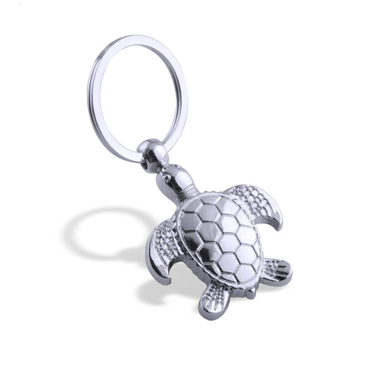 Metal Sea Turtle Keychain with Zinc Alloy Charm by HitMyNeed