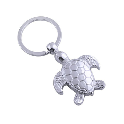 Metal Sea Turtle Keychain with Zinc Alloy Charm by HitMyNeed
